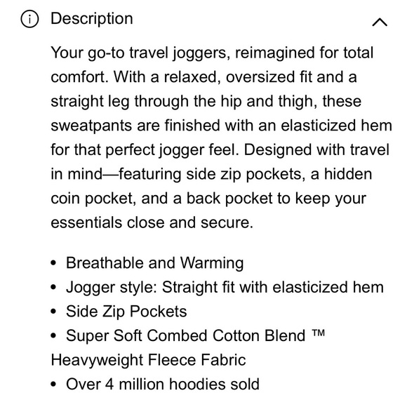 Comfrt Airplane Mode Travel Hoodie/ Jogger Set - Picture 11 of 11